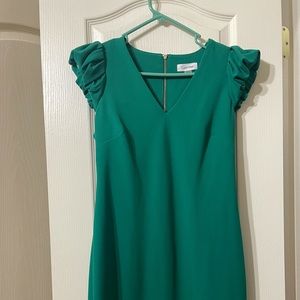 Calvin Klein Green Slim Dress